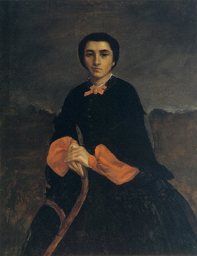 Portrait of a Woman by Gustave Courbet